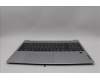Lenovo 5CB1N65017 C-Cover with keyboard, Portuguese, Cloud Grey, Backlight, Fingerprint, UK