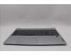 Lenovo 5CB1N78916 C-Cover with keyboard, English, Cloud Grey, Non-Backlight, Fingerprint, US
