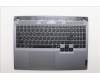 Lenovo 5CB1N84651 C-Cover with keyboard, Russian, Luna Grey, Backlight, US