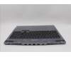 Lenovo 5CB1N84655 C-Cover with keyboard, UK English, Luna Grey, Backlight, UK