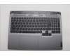 Lenovo 5CB1N84679 C-Cover with keyboard, US English Euro, Luna Grey, RGB Backlight, US