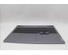 Lenovo 5CB1N84700 C-Cover with keyboard, Slovenian, Luna Grey, RGB Backlight, UK