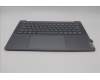 Lenovo 5CB1N90770 C-Cover with keyboard, French, Luna Grey, US