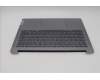 Lenovo 5CB1N90820 C-Cover with keyboard, Belgian, Arctic Grey, UK