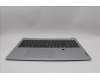 Lenovo 5CB1N90977 C-Cover with keyboard, UK English, Cloud Grey, Backlight, Fingerprint, UK