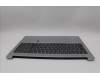 Lenovo 5CB1N90979 C-Cover with keyboard, Spanish, Cloud Grey, Backlight, Fingerprint, UK