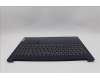 Lenovo 5CB1N91060 C-Cover with keyboard, Belgian, Abyss Blue, Backlight, Fingerprint, UK