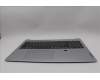 Lenovo 5CB1N92832 C-Cover with keyboard, Belgian, Cloud Grey, Non-Backlight, Fingerprint, UK