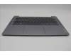Lenovo 5CB1N94718 C-Cover with keyboard, US English Euro, Arctic Grey, Non-Backlight, US