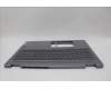 Lenovo 5CB1N95066 C-Cover with keyboard, Spanish, Luna Grey, Fingerprint, UK