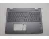 Lenovo 5CB1N95090 C-Cover with keyboard, Bulgarian, Luna Grey, Fingerprint, UK