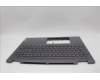 Lenovo 5CB1N95172 C-Cover with keyboard, Portuguese, Storm Grey, Non-FingerPrint, UK