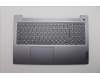 Lenovo 5CB1N95269 C-Cover with keyboard, German, Arctic Grey, Backlight, Fingerprint, UK