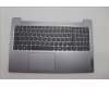 Lenovo 5CB1N95425 C-Cover with keyboard, French, Arctic Grey, Non-Backlight, US