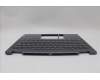 Lenovo 5CB1N95765 C-Cover with keyboard, German, Storm Grey, FingerPrint, UK