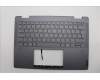 Lenovo 5CB1N95782 C-Cover with keyboard, Belgian, Storm Grey, FingerPrint, UK