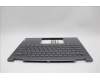 Lenovo 5CB1N96844 C-Cover with keyboard, Arabic, Storm Grey, Non-FingerPrint, US