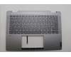 Lenovo 5CB1N96857 C-Cover with keyboard, German, Arctic Grey, FingerPrint, UK