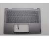 Lenovo 5CB1N96868 C-Cover with keyboard, UK English, Arctic Grey, FingerPrint, UK