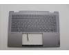 Lenovo 5CB1N96869 C-Cover with keyboard, US English Euro, Arctic Grey, FingerPrint, US