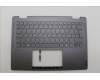 Lenovo 5CB1N97654 C-Cover with keyboard, Switzerland, Storm Grey, Non-FingerPrint, UK