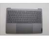 Lenovo 5CB1P00311 C-Cover with keyboard, Belgian, Luna Grey, UK