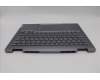 Lenovo 5CB1P00594 C-Cover with keyboard, Portuguese, Luna Grey, Backlight, UK