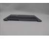 Lenovo 5CB1P00831 C-Cover with keyboard, Nordic, Arctic Grey, Backlight, UK