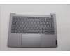 Lenovo 5CB1P00881 C-Cover with keyboard, French Arabic, Arctic Grey, Backlight, UK