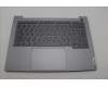 Lenovo 5CB1P00901 C-Cover with keyboard, UK English, Arctic Grey, Backlight, UK