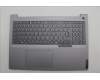 Lenovo 5CB1P00938 C-Cover with keyboard, Czech Slovakian, Arctic Grey, Backlight, UK