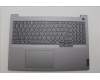Lenovo 5CB1P00940 C-Cover with keyboard, US English Euro, Arctic Grey, Backlight, US
