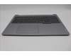 Lenovo 5CB1P00944 C-Cover with keyboard, German, Arctic Grey, Backlight, UK
