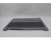 Lenovo 5CB1P00971 C-Cover with keyboard, English, Arctic Grey, US