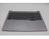 Lenovo 5CB1P00972 C-Cover with keyboard, French, Arctic Grey, US