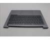 Lenovo 5CB1P01129 C-Cover with keyboard, Greek, Arctic Grey, Backlight, US