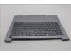 Lenovo 5CB1P01130 C-Cover with keyboard, Hebrew, Arctic Grey, Backlight, US