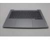 Lenovo 5CB1P01140 C-Cover with keyboard, Slovenian, Arctic Grey, Backlight, UK