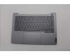 Lenovo 5CB1P01142 C-Cover with keyboard,Switzerland,Arctic Grey,Backlight