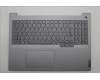 Lenovo 5CB1P01374 C-Cover with keyboard, Italian, Arctic Grey, Backlight, UK