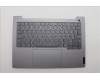 Lenovo 5CB1P27046 C-Cover with keyboard, Arabic, Arctic Grey, Backlight, US