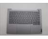 Lenovo 5CB1P27075 C-Cover with keyboard, Ukraine, Arctic Grey, Backlight, US