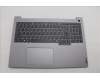 Lenovo 5CB1P31135 C-Cover with keyboard, Belgian, Arctic Grey, UK