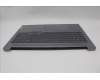 Lenovo 5CB1P31495 C-Cover with keyboard, English, Arctic Grey, US