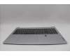 Lenovo 5CB1P33467 C-Cover with keyboard, Bulgarian, Cloud Grey, Backlight, FingerPrint, UK