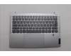 Lenovo 5CB1P48981 C-Cover with keyboard, Spanish, Cloud Grey, Backlight, FingerPrint