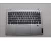 Lenovo 5CB1P48983 C-Cover with keyboard, Portuguese, Cloud Grey, Backlight, FingerPrint, UK