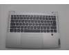 Lenovo 5CB1P48994 C-Cover with keyboard,Switzerland,Cloud Grey,Backlight,FingerPrint