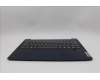 Lenovo 5CB1P49188 C-Cover with keyboard, Belgian, Abyss Blue, Backlight, FingerPrint, UK