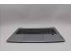 Lenovo 5CB1P49468 C-Cover with keyboard, Belgian, Cloud Grey, Non-Backlight, FingerPrint, UK